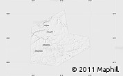 Silver Style Map of Aleksinskiy, single color outside