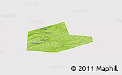 Physical Panoramic Map of Aleksinskiy, cropped outside