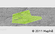 Physical Panoramic Map of Aleksinskiy, desaturated