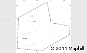 Blank Simple Map of Aleksinskiy, cropped outside