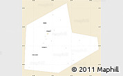 Classic Style Simple Map of Aleksinskiy, single color outside
