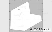 Gray Simple Map of Aleksinskiy, single color outside