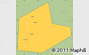 Savanna Style Simple Map of Aleksinskiy, cropped outside