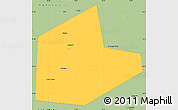 Savanna Style Simple Map of Aleksinskiy