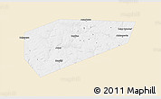 Classic Style 3D Map of Arsenyevskiy, single color outside