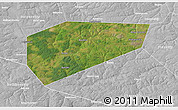 Satellite 3D Map of Arsenyevskiy, lighten, desaturated