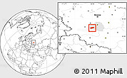 Blank Location Map of Arsenyevskiy, highlighted parent region