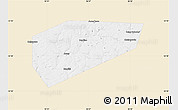 Classic Style Map of Arsenyevskiy, single color outside