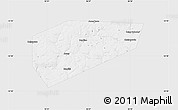 Silver Style Map of Arsenyevskiy, single color outside