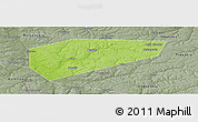 Physical Panoramic Map of Arsenyevskiy, semi-desaturated