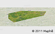 Satellite Panoramic Map of Arsenyevskiy, lighten