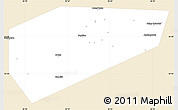 Classic Style Simple Map of Arsenyevskiy, single color outside