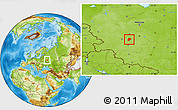 Physical Location Map of Belyevskiy