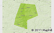 Physical Map of Belyevskiy, lighten