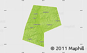 Physical Map of Belyevskiy, single color outside