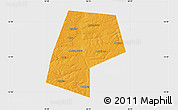 Political Map of Belyevskiy, single color outside