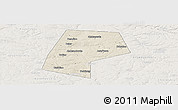 Shaded Relief Panoramic Map of Belyevskiy, lighten