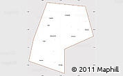 Classic Style Simple Map of Belyevskiy, cropped outside