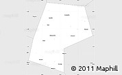 Silver Style Simple Map of Belyevskiy