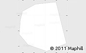 Silver Style Simple Map of Bogoroditsk