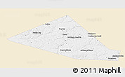 Classic Style 3D Map of Chernskiy, single color outside