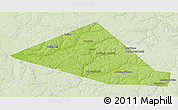 Physical 3D Map of Chernskiy, lighten