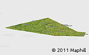 Satellite Panoramic Map of Chernskiy, single color outside