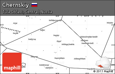 Blank Simple Map of Chernskiy