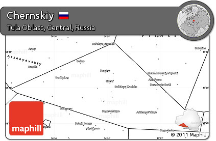 Blank Simple Map of Chernskiy