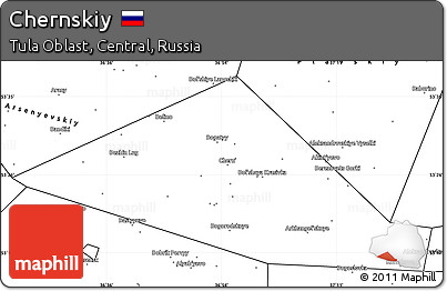 Blank Simple Map of Chernskiy
