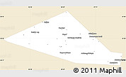 Classic Style Simple Map of Chernskiy, single color outside