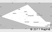 Gray Simple Map of Chernskiy, single color outside