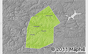 Physical 3D Map of Kireyevskiy, desaturated