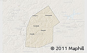 Shaded Relief 3D Map of Kireyevskiy, lighten