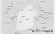 Silver Style 3D Map of Kireyevskiy