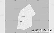 Gray Map of Kireyevskiy, single color outside
