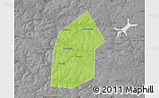 Physical Map of Kireyevskiy, desaturated