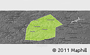 Physical Panoramic Map of Kireyevskiy, darken, desaturated