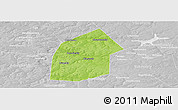 Physical Panoramic Map of Kireyevskiy, lighten, desaturated