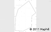 Blank Simple Map of Kireyevskiy, cropped outside, no labels
