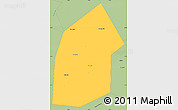 Savanna Style Simple Map of Kireyevskiy