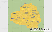 Savanna Style Map of Tula Oblast, single color outside