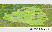 Physical Panoramic Map of Tula Oblast, satellite outside