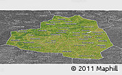 Satellite Panoramic Map of Tula Oblast, desaturated