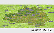 Satellite Panoramic Map of Tula Oblast, physical outside