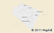 Classic Style 3D Map of Plavskiy, single color outside