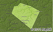 Physical 3D Map of Plavskiy, darken
