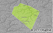 Physical 3D Map of Plavskiy, desaturated