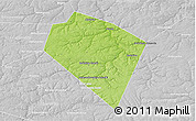 Physical 3D Map of Plavskiy, lighten, desaturated