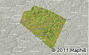 Satellite 3D Map of Plavskiy, lighten, semi-desaturated
